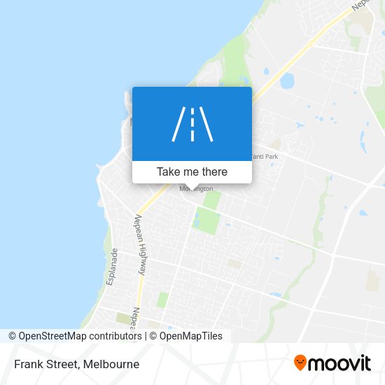 Frank Street map