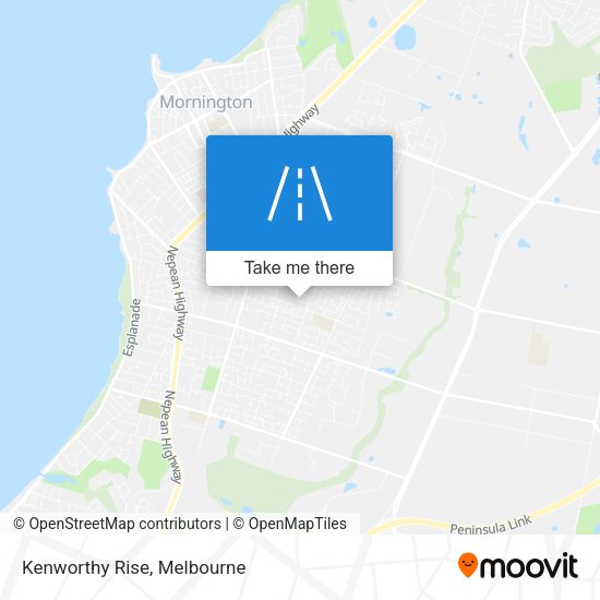 Kenworthy Rise map