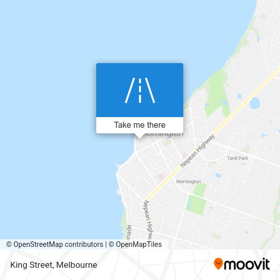 King Street map