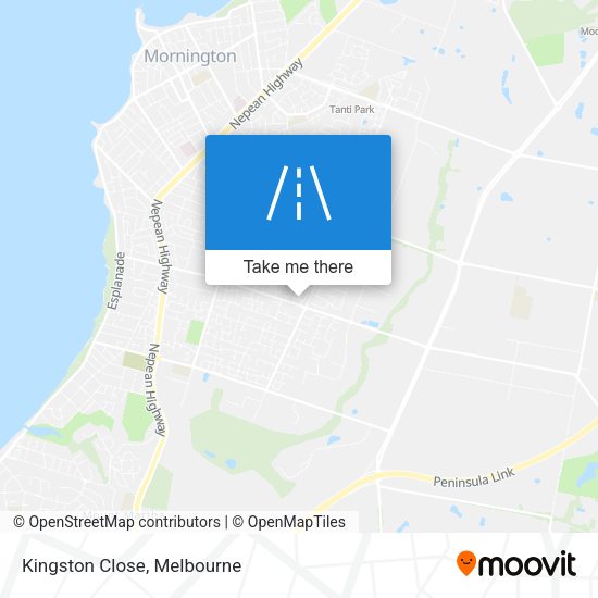 Kingston Close map