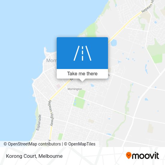 Korong Court map