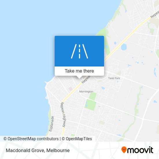 Macdonald Grove map