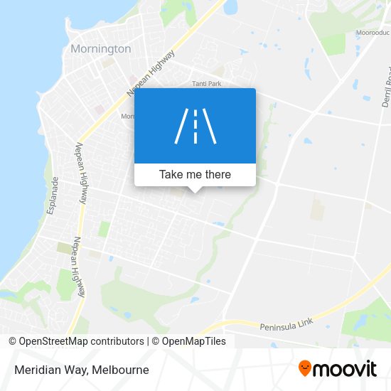 Meridian Way map