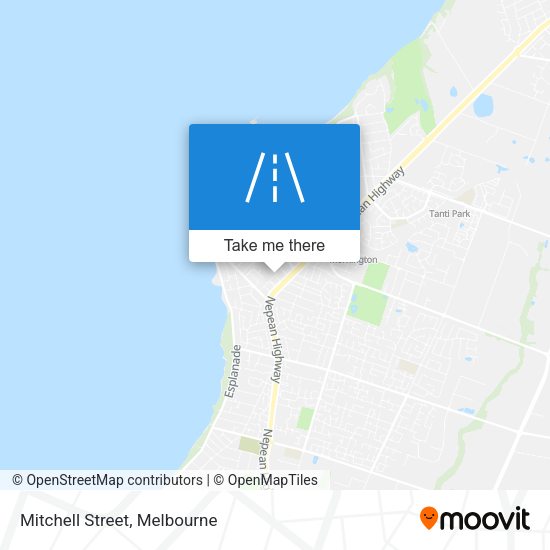 Mitchell Street map