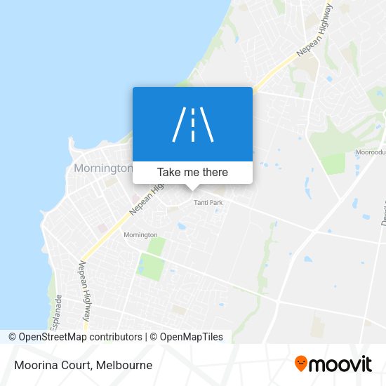 Moorina Court map