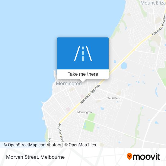 Morven Street map