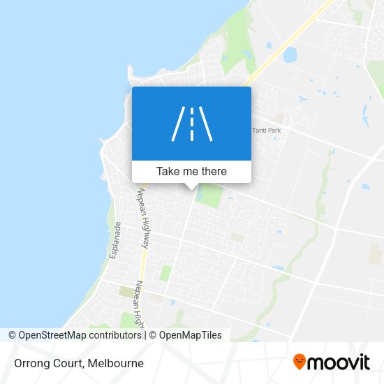 Orrong Court map