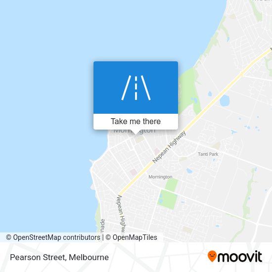 Pearson Street map