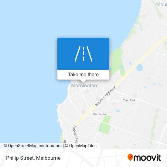 Philip Street map