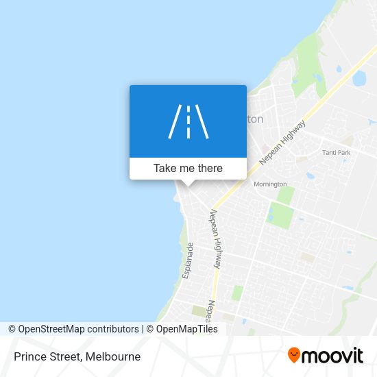Prince Street map