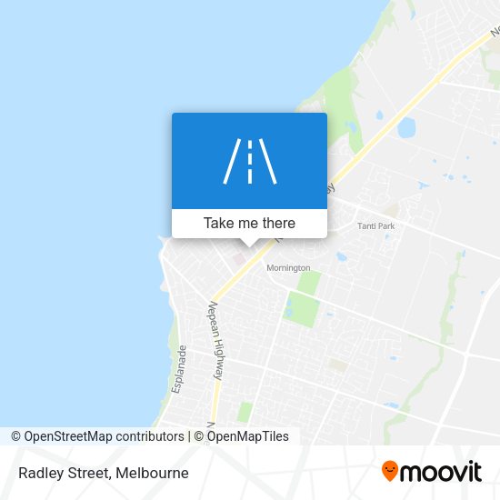 Radley Street map