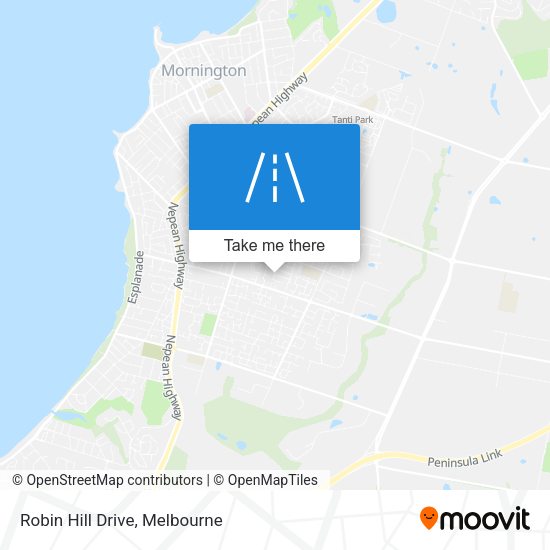 Robin Hill Drive map