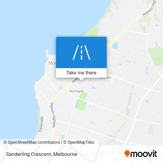 Sanderling Crescent map
