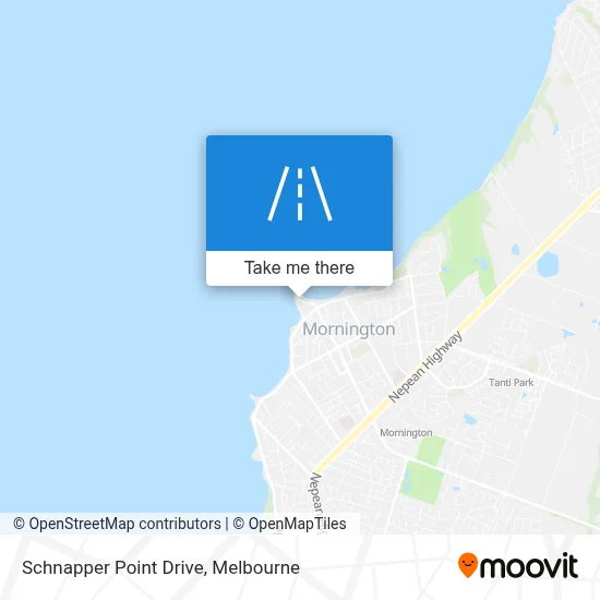 Mapa Schnapper Point Drive