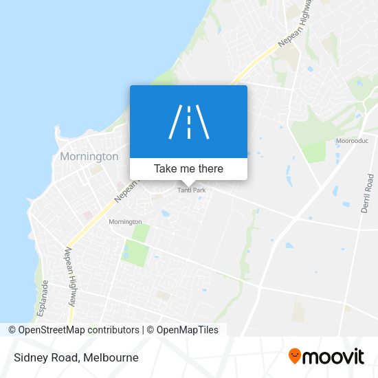 Sidney Road map