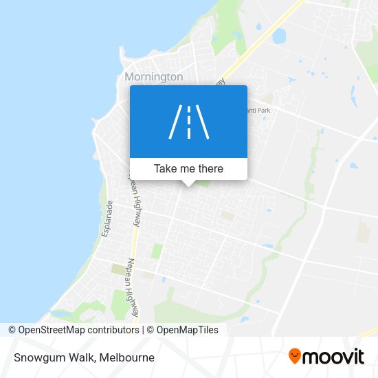 Snowgum Walk map