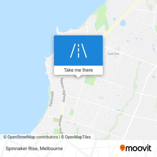 Spinnaker Rise map