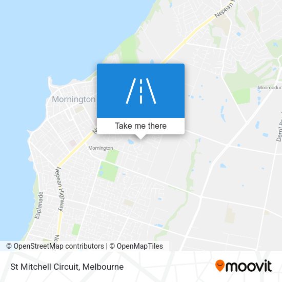St Mitchell Circuit map