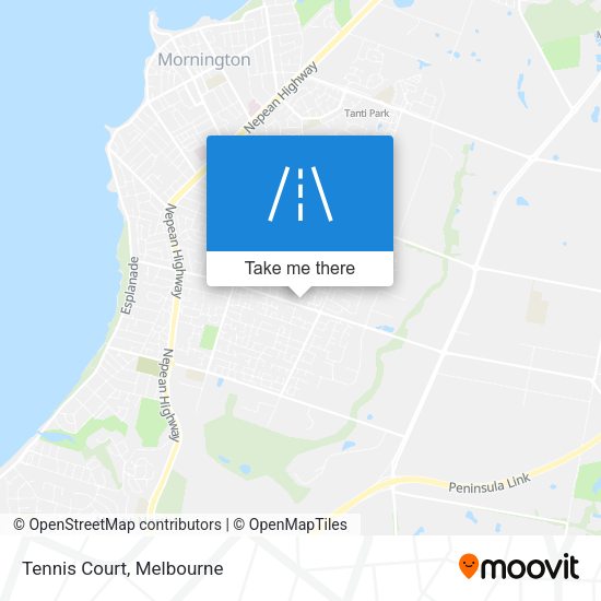Tennis Court map