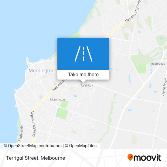 Terrigal Street map