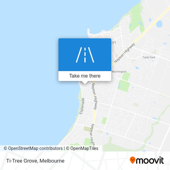 Ti-Tree Grove map
