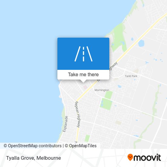 Tyalla Grove map