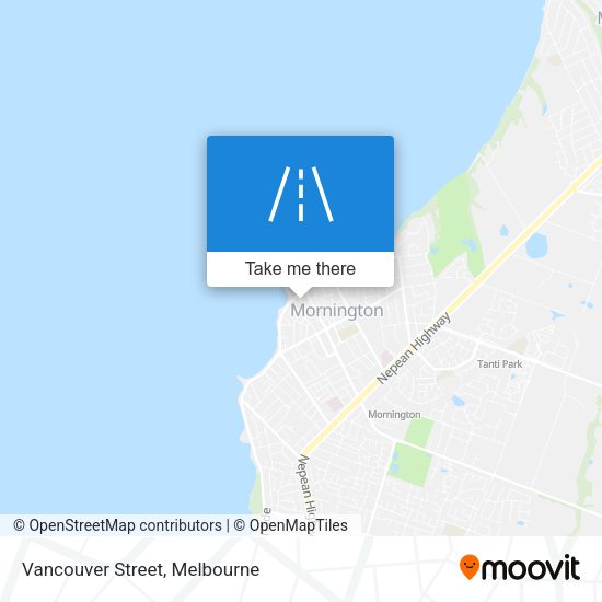 Vancouver Street map