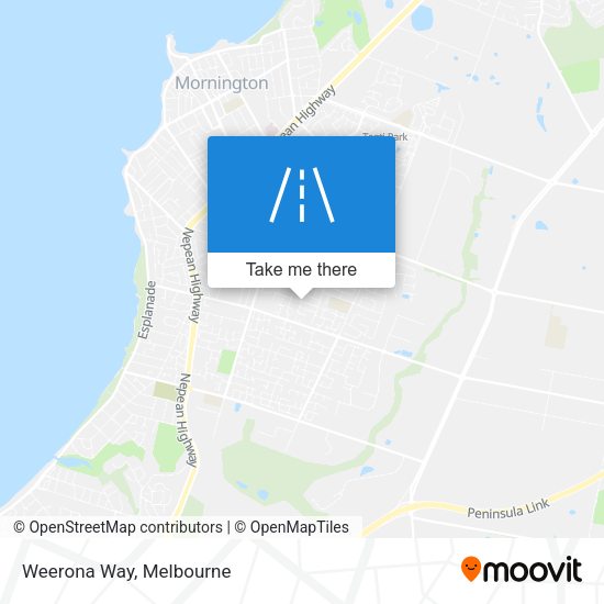 Weerona Way map