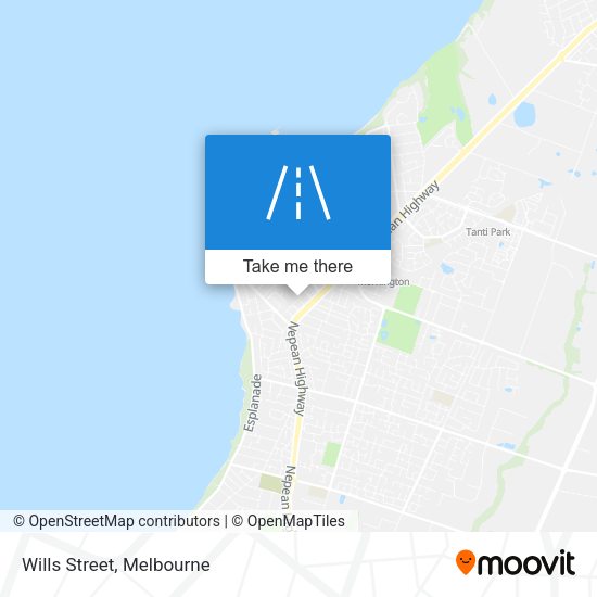 Wills Street map