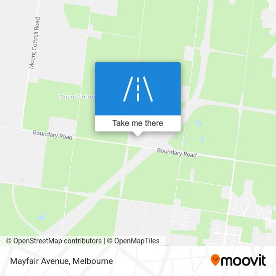 Mayfair Avenue map