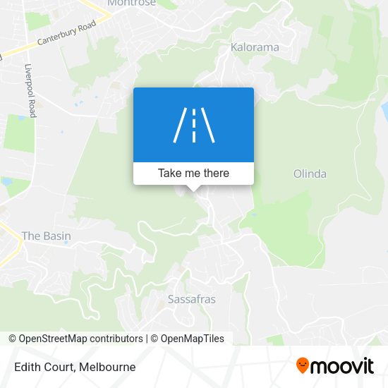 Edith Court map