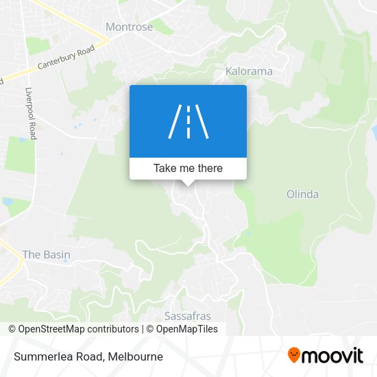 Summerlea Road map