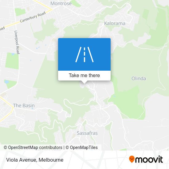 Viola Avenue map