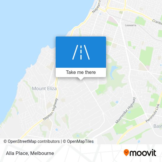 Alla Place map
