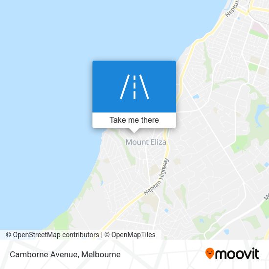 Camborne Avenue map
