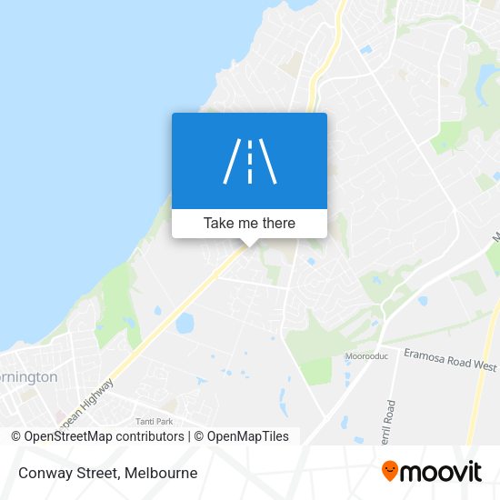 Conway Street map