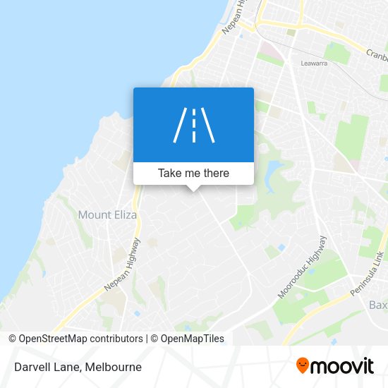 Darvell Lane map