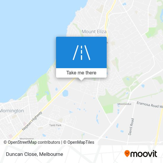 Duncan Close map