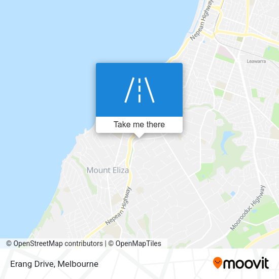 Erang Drive map