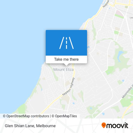 Glen Shian Lane map
