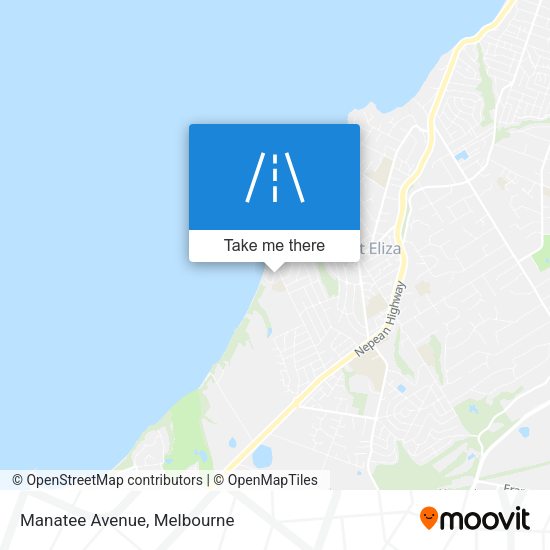 Manatee Avenue map