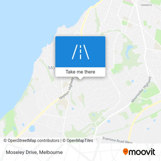 Moseley Drive map