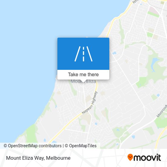 Mount Eliza Way map
