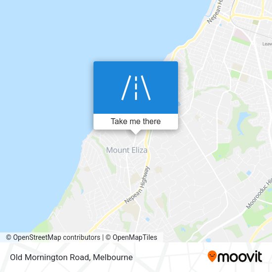 Old Mornington Road map