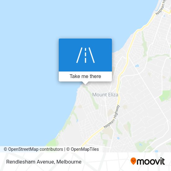 Rendlesham Avenue map
