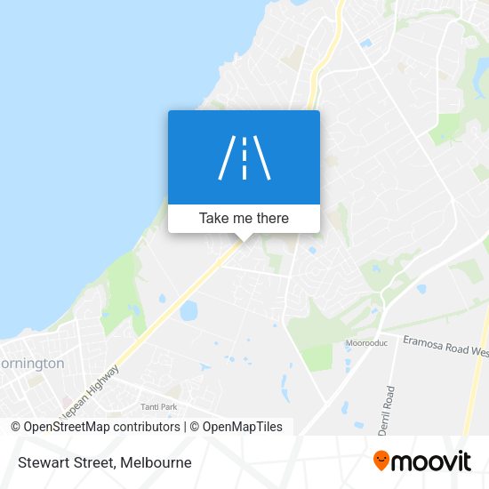 Stewart Street map