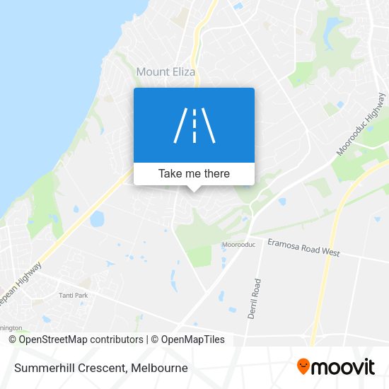 Summerhill Crescent map