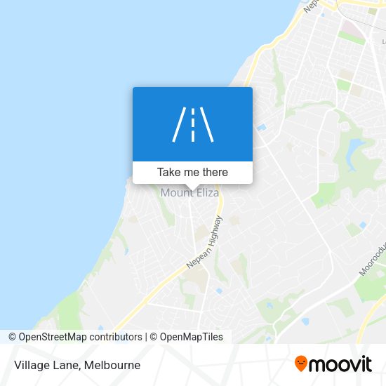 Village Lane map