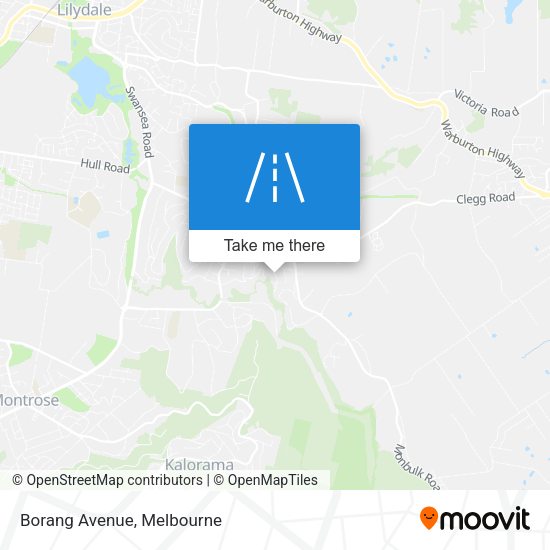 Borang Avenue map