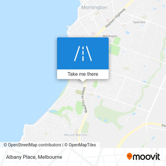 Albany Place map